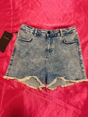 FITJEANS 80’s Blue Jean Shorts, size: L BRAND NEW W/ TAGS